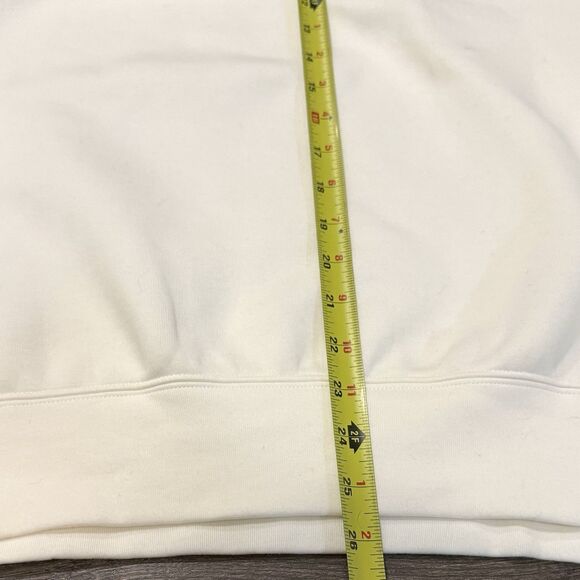 Nike Tech Fleece Reimagined Mens Size L 1/4 Zip Sweatshirt Sail Off White NEW - Picture 5 of 8